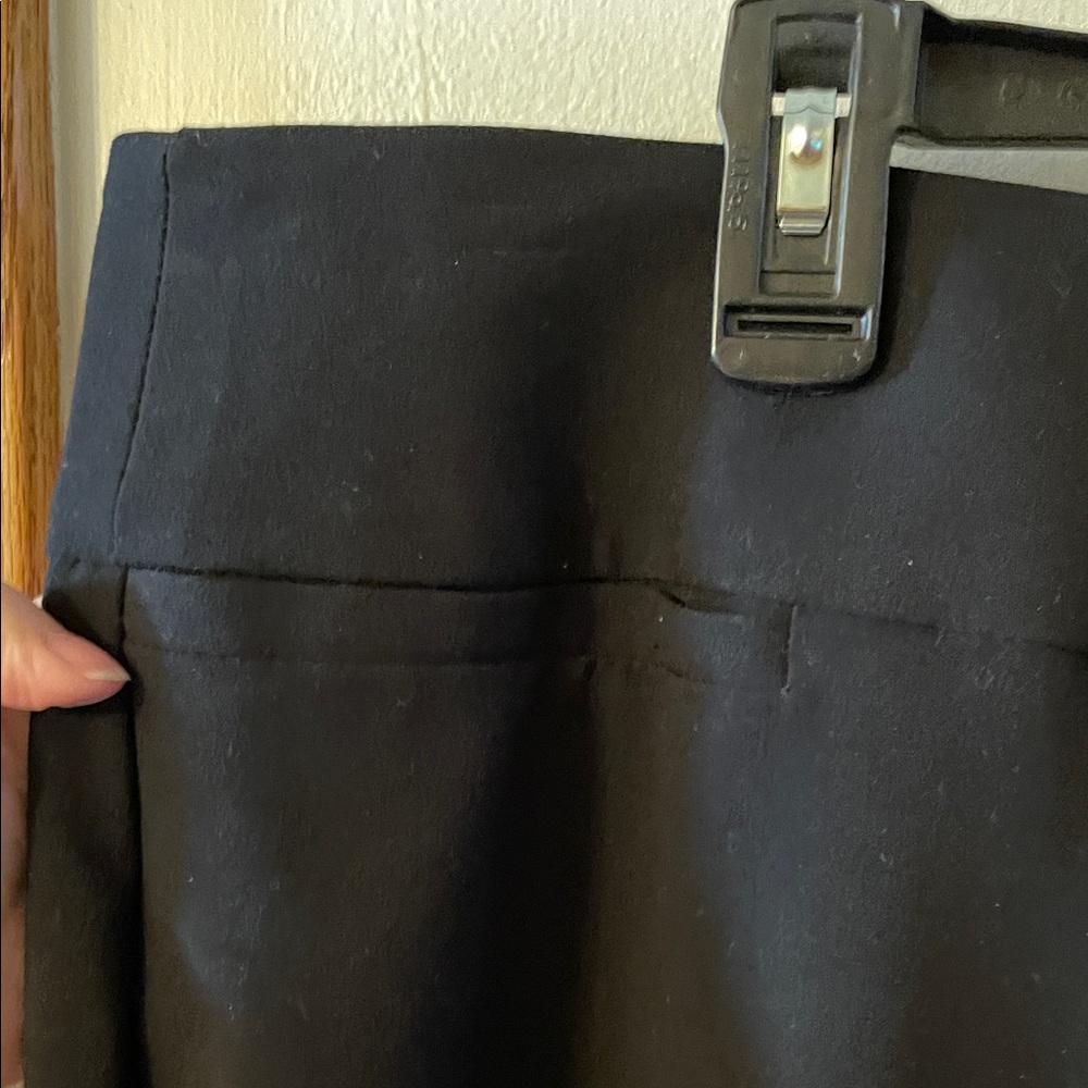 LANE BRYANT NWT Sz 20 “The Allie” Wide Leg Black Trousers elastic waistband - Picture 2 of 7